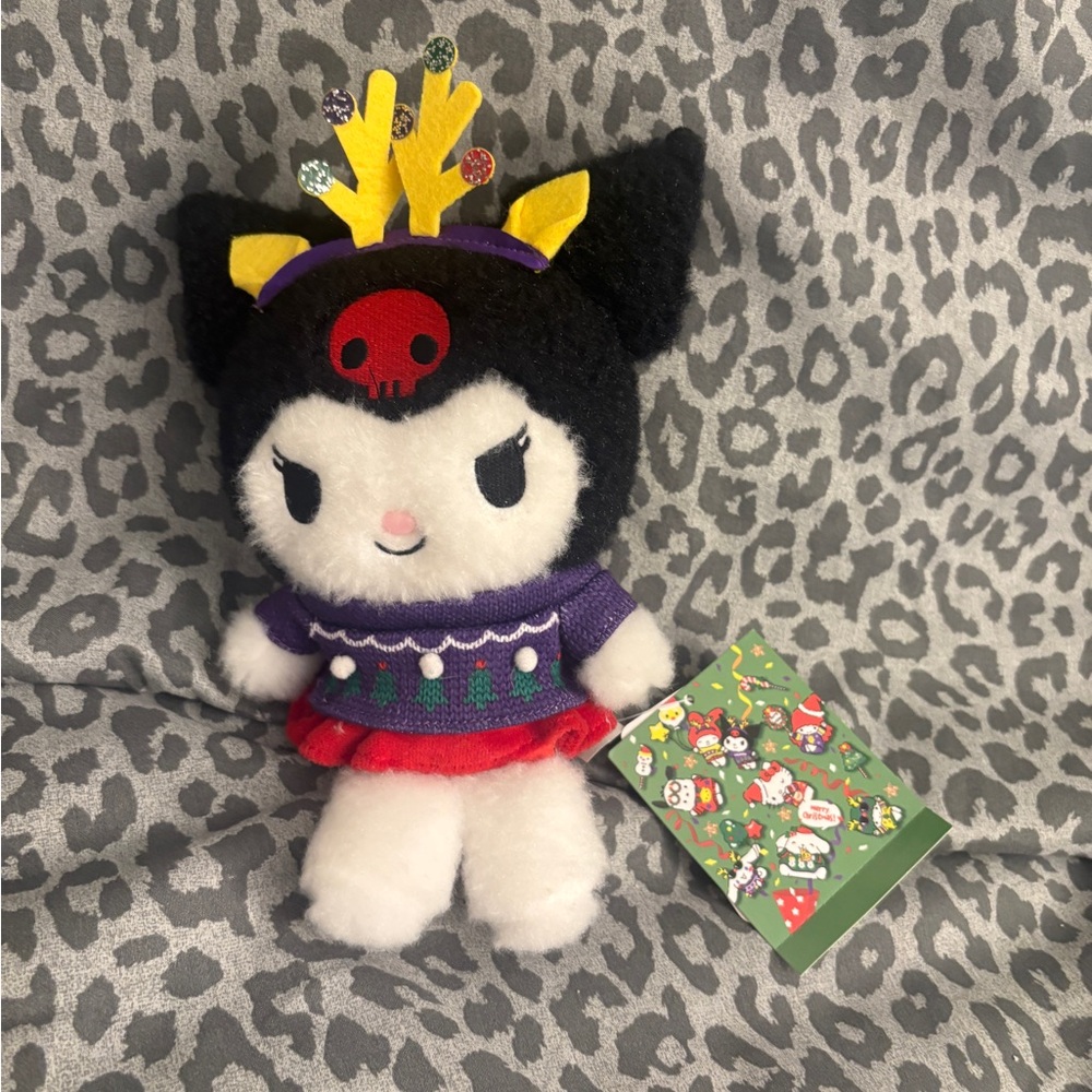 Sanrio - Kuromi Christmas stuffed animal